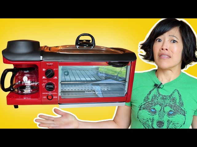 🥓 🍳 ☕️ Does The 3-In-1 Breakfast Station Work ? Gadget Test 