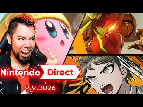 WHAT A WILD DIRECT! Nintendo Direct 9.9.2026 FULL REACTION!