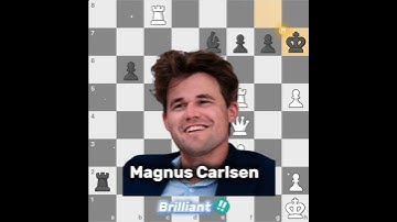 Magnus Carlsen Sacrifices His Queen 💎‼️‼️ #chess #edits #shorts