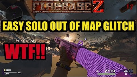 Cold War Zombie Glitches - NEW EASY OUT OF MAP & UNDER MAP GLITCH!! FIREBASE Z GLITCHES