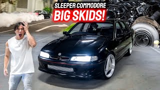 What It’s Like To Drive A BIG TURBO V8 HOLDEN COMMODORE SLEEPER