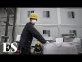 Coronavirus: Timelapse video of China's new emergency hospital