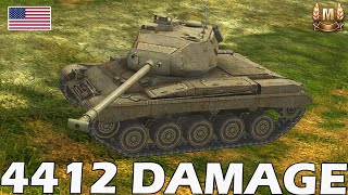 M41 Bulldog | 4,412 DAMAGE | WoT Blitz ACE Replays