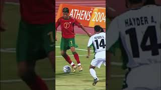 19 Year Old Cristiano Ronaldo At The 2004 Olympics shorts