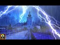 Strong Thunderstorm Sounds with Heavy Rain, Loud Thunder and Intense Lightning Atmosphere to Sleep