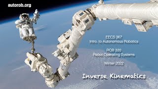 AutoRob Lecture 11 - Inverse Kinematics 1