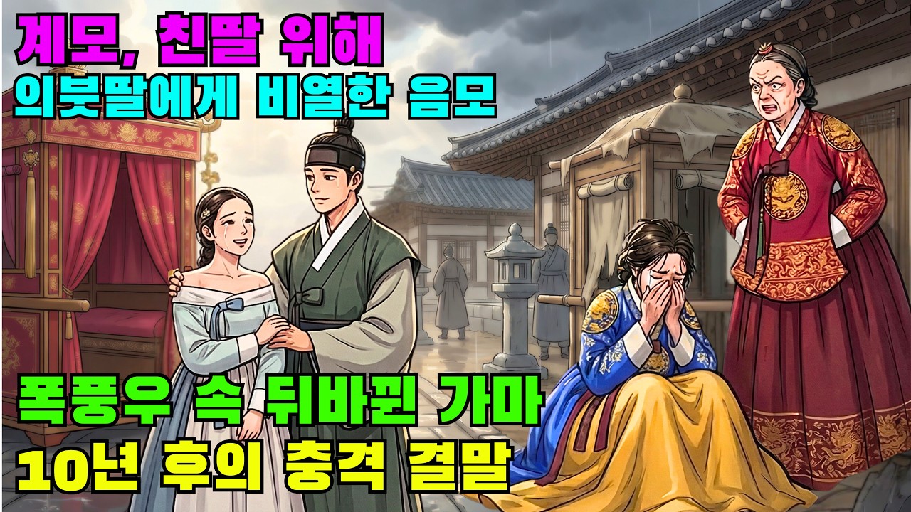 폭풍우 속 뒤바뀐 가마… 계모의 비열한 음모가 산산조각난 밤 | 야담 | 조선야담 | 민담 | 설화 | 전래동화 | 오디오북