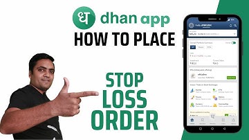 How to place stop loss order on Dhan mobile app | Dhan series | Tech with Ankush