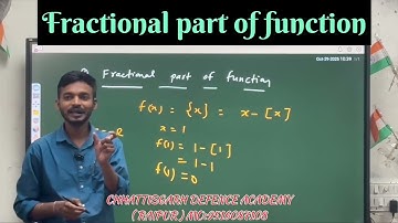 NDA MATHS || Fractional part of Function || #ndaprepration #ndamaths #ndaexam2025