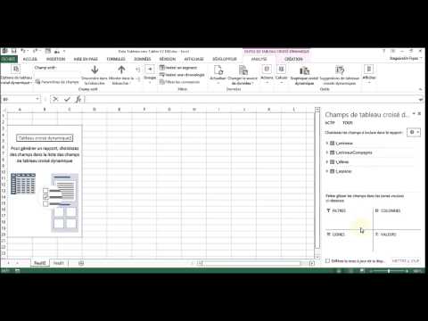 Excel Tcd Multi tables et relations (niveau avancé)