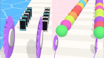 Twin Slicer | Very satisfying and relaxing ASMR slicing game #game #mobileplay #asmr #Cutting