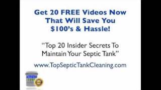 Septic Tank Cleaning | I have odor or surface water in my septic tank...shoud I be worried?