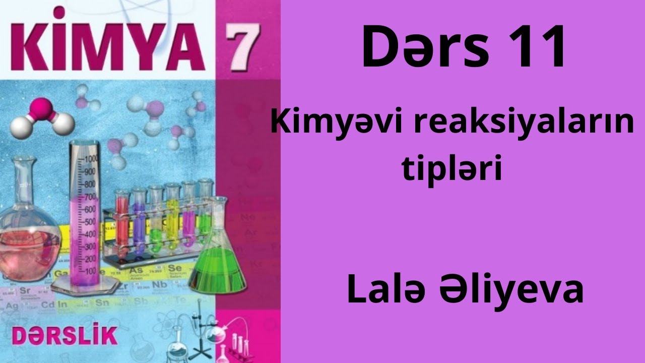 Kimya 7-ci sinif. Kimyəvi reaksiyaların tipləri. Əliyeva Lalə.