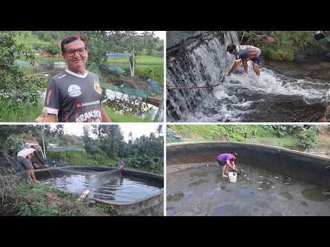 FUI PESCAR MAS A CHUIVA NÃO DEIXOU O POÇO SECAR