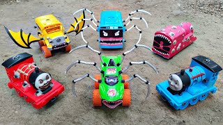 Upgrade Green Monster Lightning McQueen Eater Spider, Kereta Api Thomas and Friends