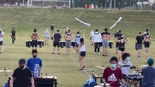 Lambert Marching Band Practice 10-8-2020