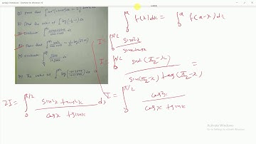 Show that integration of 0 to pi/2 sin^2x/sinx+cosx dx =1/root2 log(root2+1)    #IIT JEE,