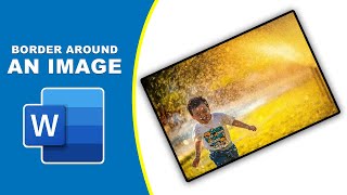 how to put a border around an image in word