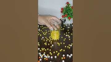 Super beads reverse video 💛🤍❤️/Reverse ASMR #shorts #relxing #satisfying #asmr #sound