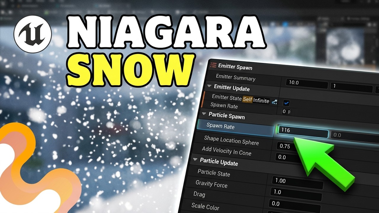 Best SNOW with Niagara System | Unreal Engine 5.7 - YouTube