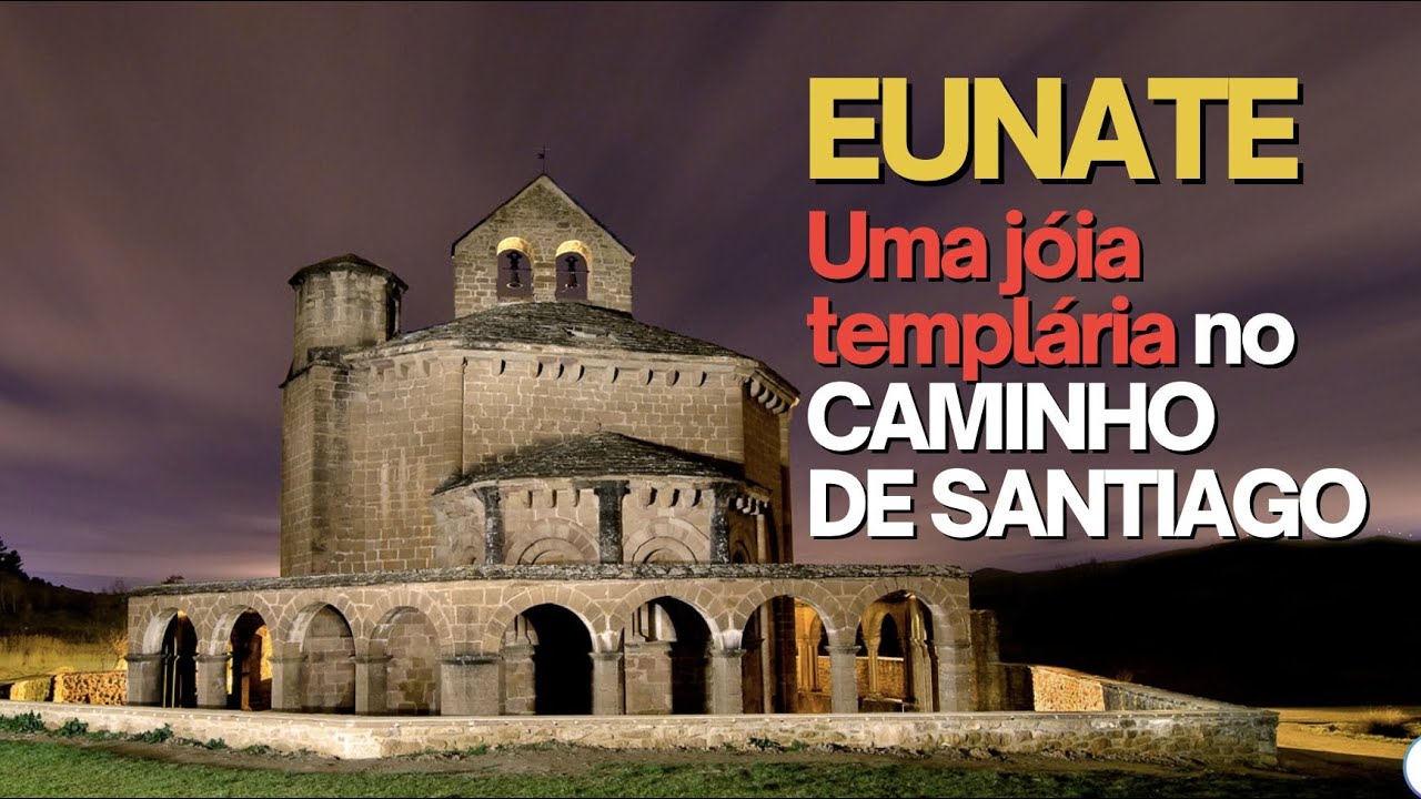 A ermita templaria : Santa Maria de Eunate, Muruzabal, Caminho de Santiago.