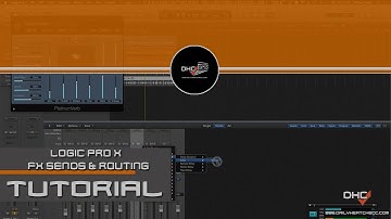 ➢ How To Use Fx AUX Sends & AUX Routing In Logic Pro X Quick Tips: Producer Tutorial #DailyHeatChecc