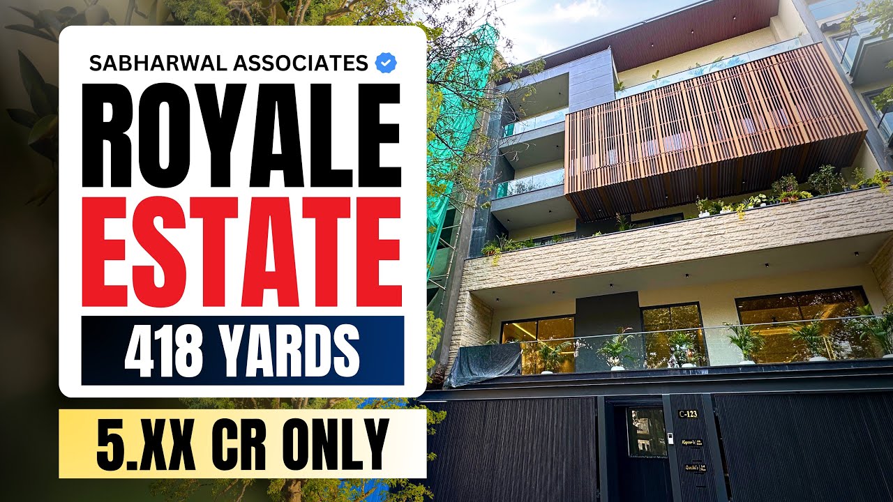 Royal Estate | 418 Sq. Yard | Park Facing | Sushant Lok Phase - 1 | Sabharwal Associates  