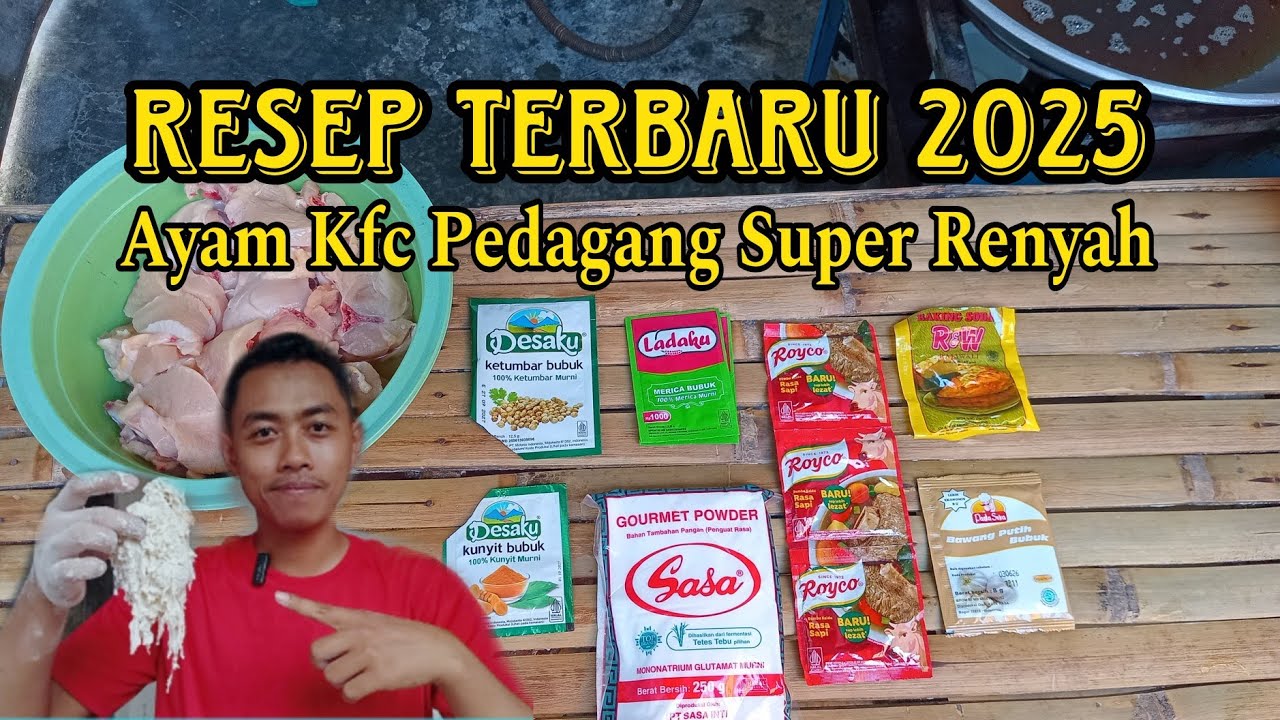 BUMBU RESEP KENTUCKY TERBARU 2025 ‼ krispy, renyah, tahan kriuk seharian
