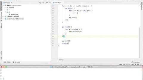 Channels and Waitgroups in Go