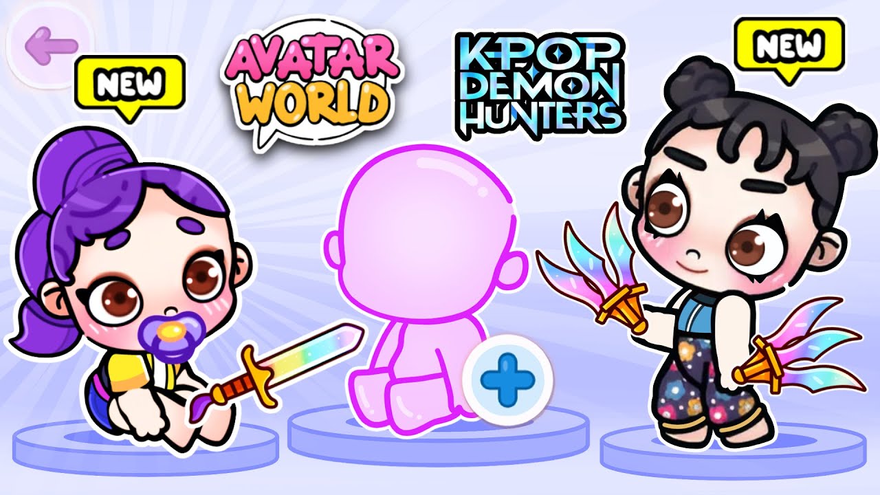 HUNTR/X TRIPLETS WERE SEPARATED AT BIRTH | SAD STORY | AVATAR WORLD