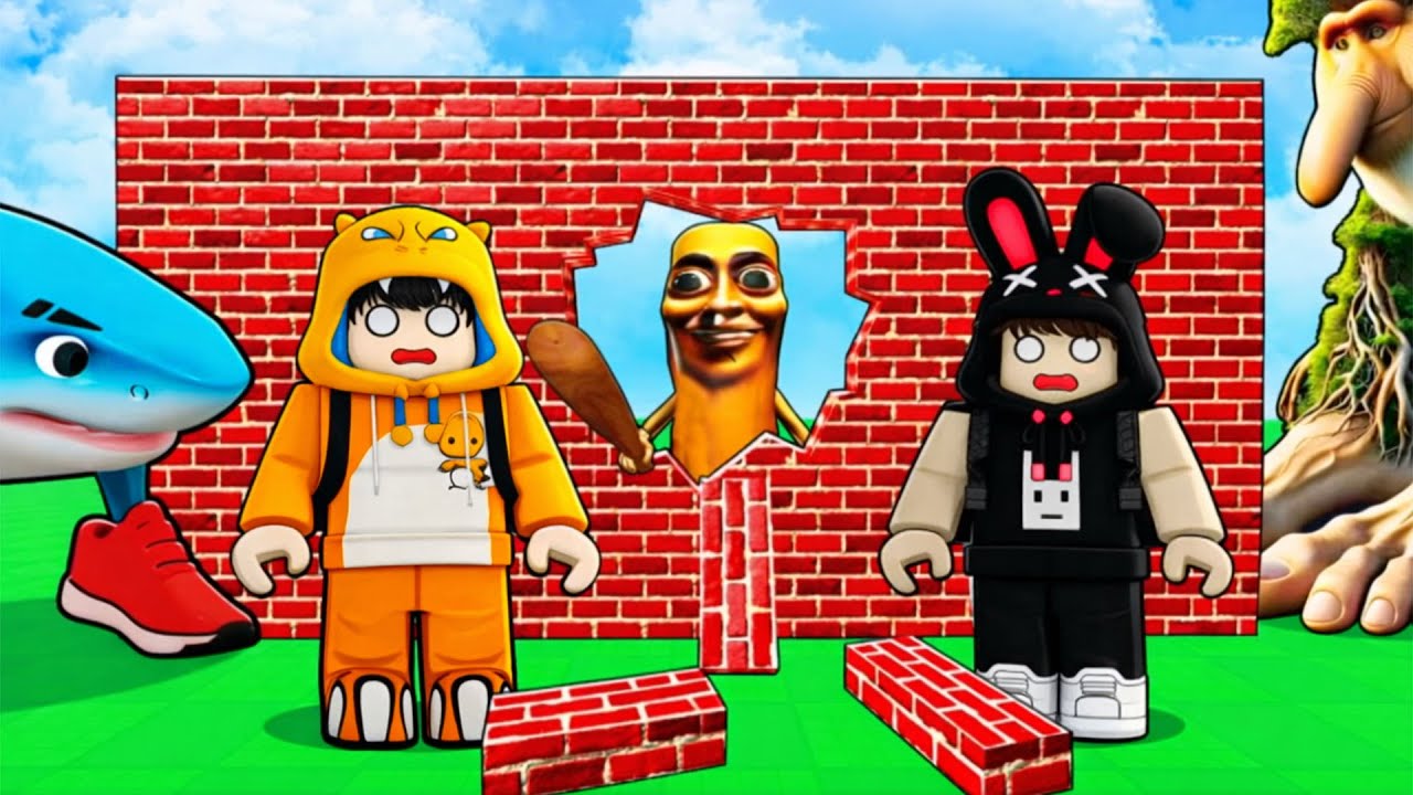Ferix, Kezri Dan Ciko Membuat Rumah Pertahanan Dari Serangan Brainrot! ROBLOX