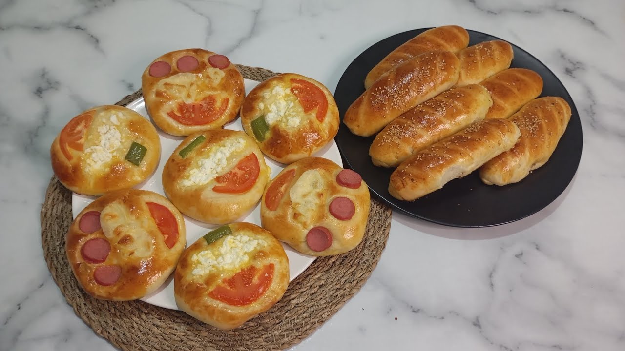 Bu Pizza Poğaça Olay Oluyor!😍Yumuşacık & Bol Malzemeli✅ @MutfaktaNefisTatlar#keşfetol#poğaça#keşfet 