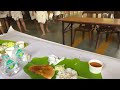 Wedding meal on banana leaves at panchavati the pavilion