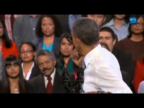 Obama Tries To Win Over Heckler On Immigration Reform