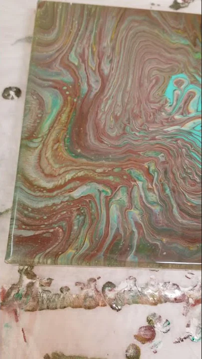 Robin Crisp Art / #Shorts / Amazing Acrylic Pour