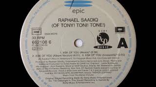 Raphael Saadiq - Ask Of You