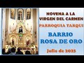 Novena virgen del carmen  rosa de oro