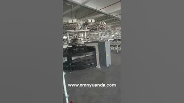 Inside a Spotless Workshop YUANDA Open Width Circular Knitting Machines in Action!