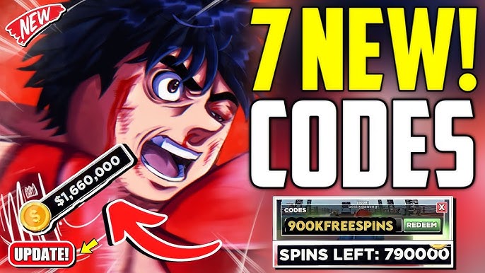 ALL CODES IN UNTITLED BOXING GAME ROBLOX [Hajime no ippo anime