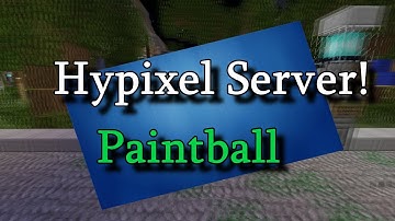 Hypixel Server: Paintball Testing