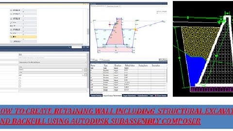 Amazing Retaining Wall from Subassembly composer Part 3/4