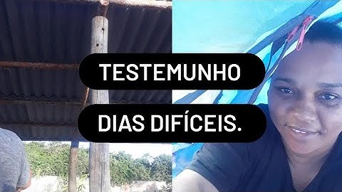 Contei tudo😱 moramos em uma barraca de campg por 4 meses .