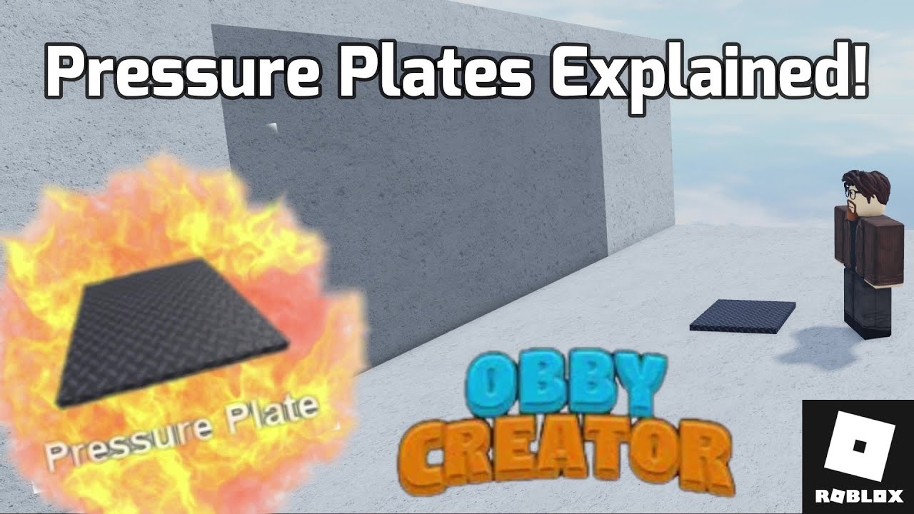 Pressure Plates Explained in Obby Creator! | ROBLOX - YouTube