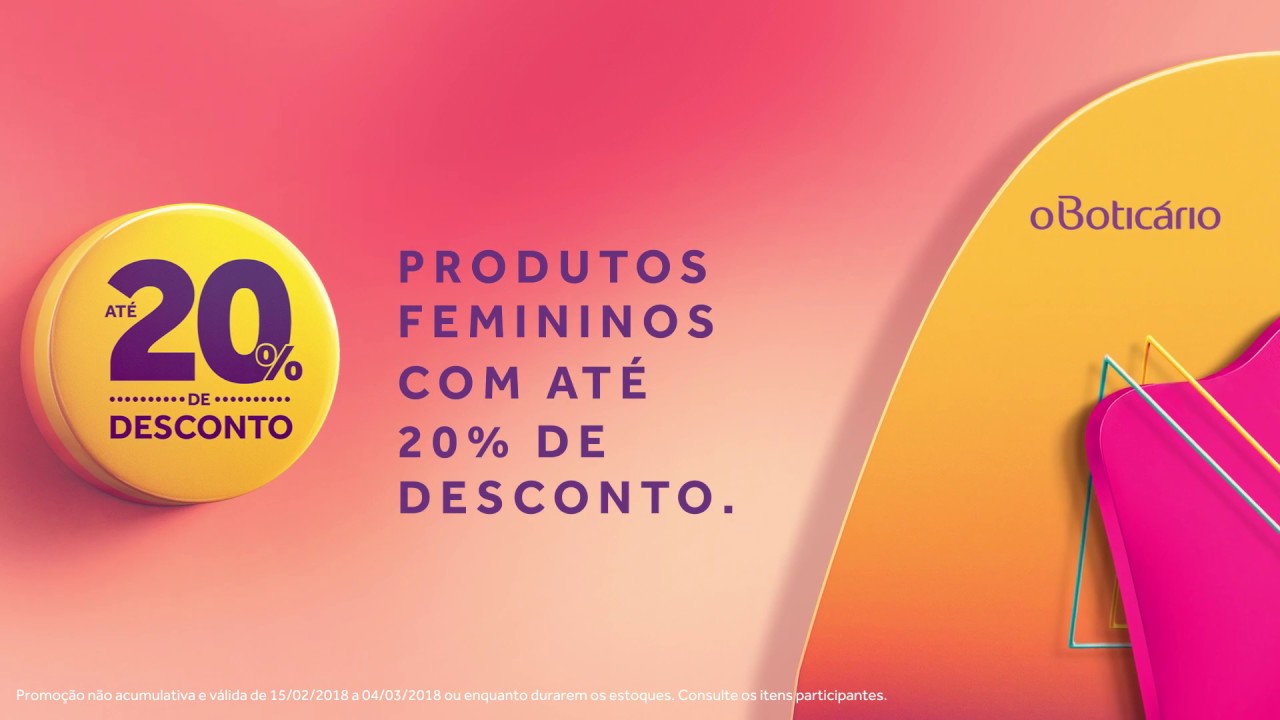 Promoção O Boticário