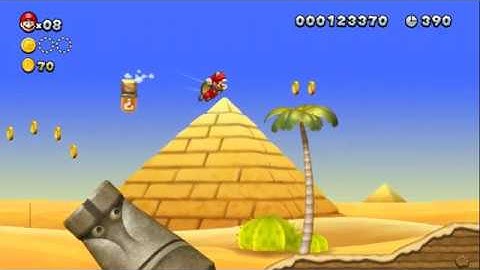 NSMBU Custom BG - NSMBW Desert