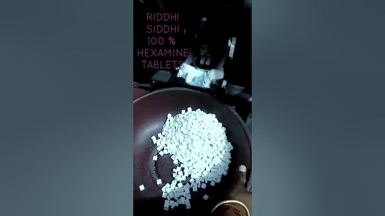 100 HEXAMINE TABLET MAKING MACHINE YouTube