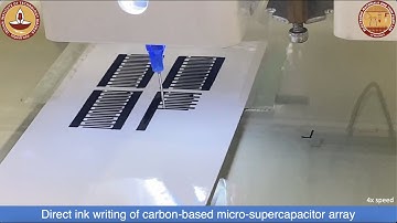 Direct Ink Writing of Micro Supercapacitor Array