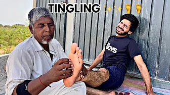 ASMR FEET & LEG CARE MASSAGE THERAPY MEN FOR TINGLING AND SLEEP | FOOT REFLEXOLOGY MASSAGE RELAXING