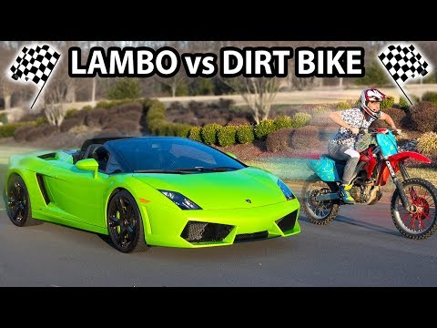 dirt-bike-vs-lamborghini-(who-will-win?)