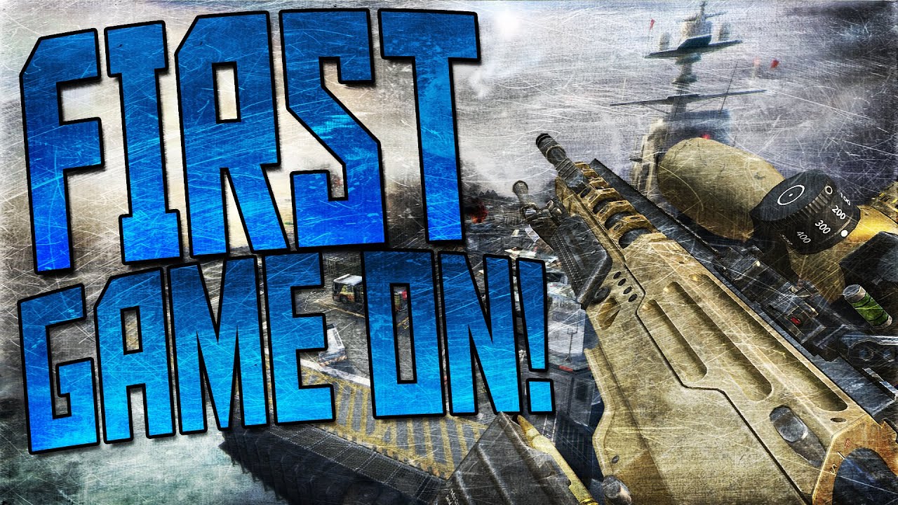 FIRST GAME ON!! (BO2 With A Clip!)